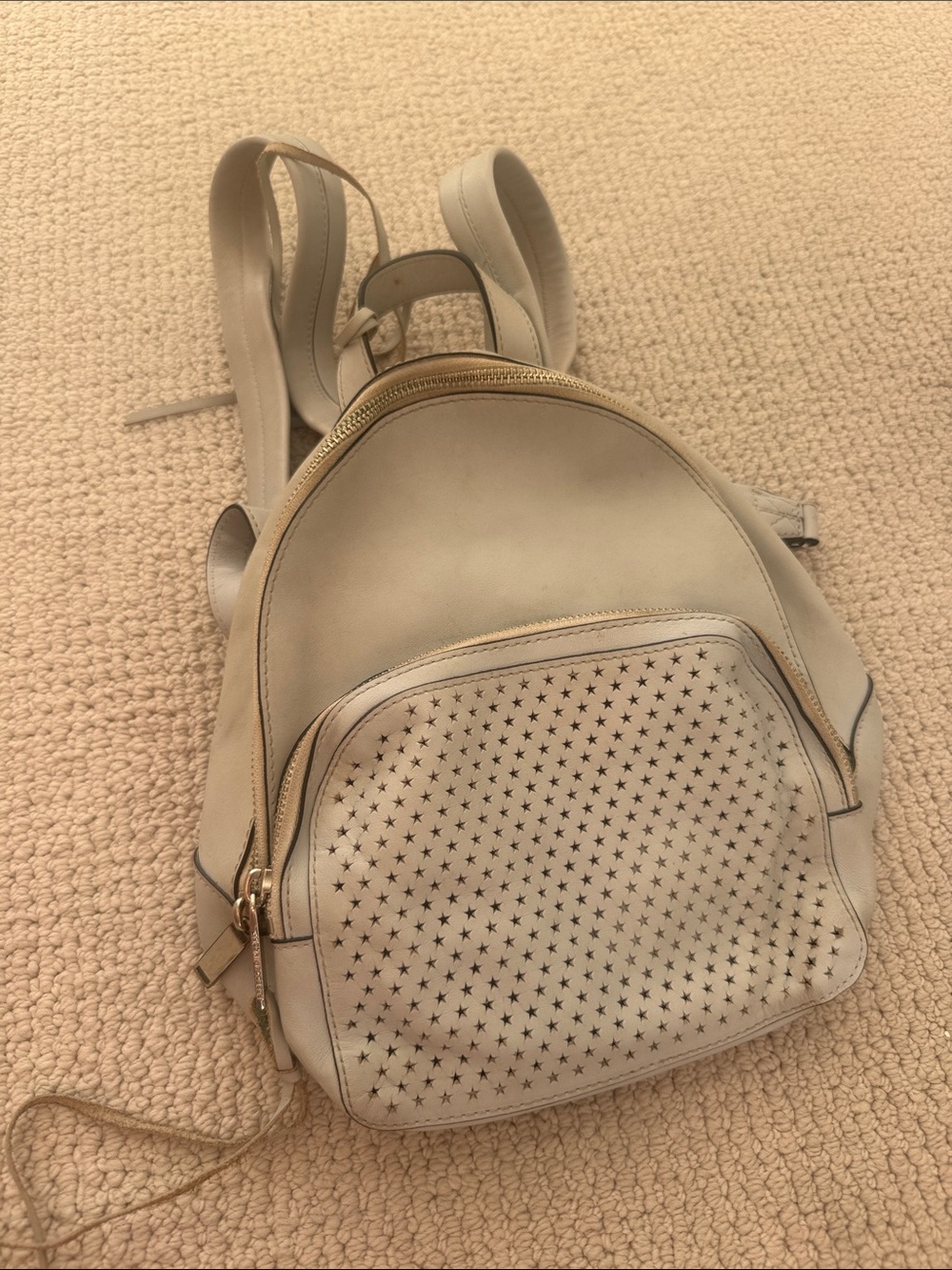 Rebecca Minkoff Baby Blue Star-Perforated Mini Backpack